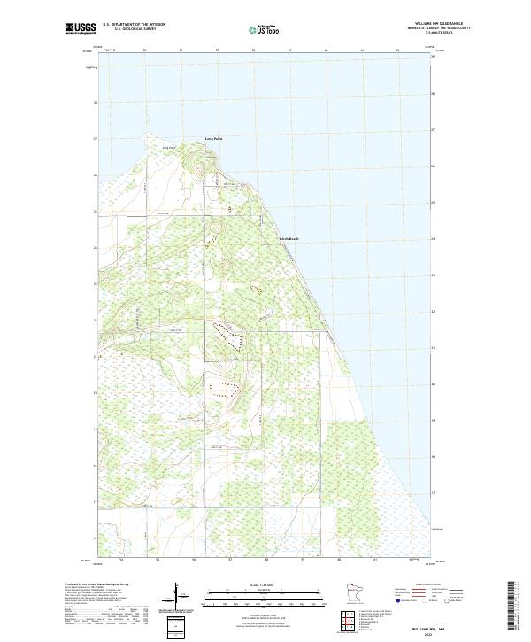 Williams NW 2022 topographic map thumbnail