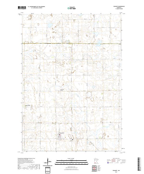 Wilmont 2022 topographic map thumbnail