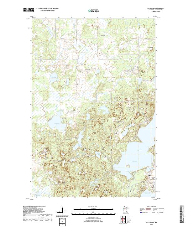 Wilson Bay 2022 topographic map thumbnail