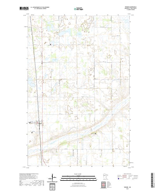 Winger 2022 topographic map thumbnail