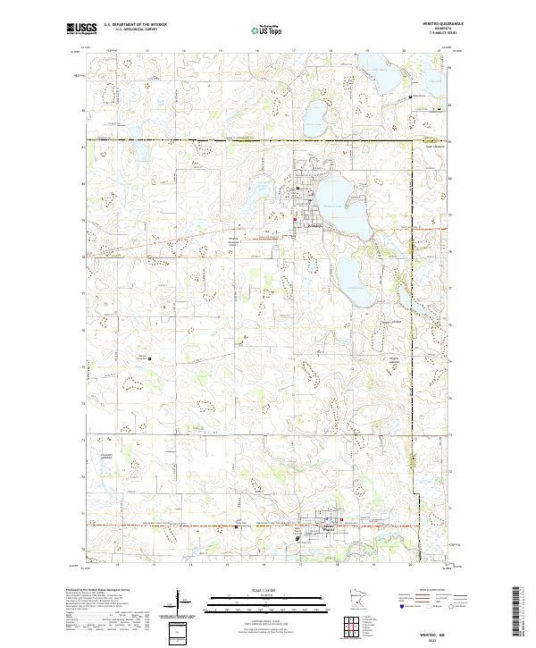 Winsted 2022 topographic map thumbnail