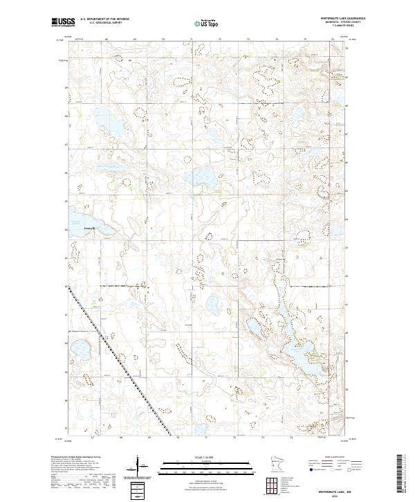 Wintermute Lake 2022 topographic map thumbnail