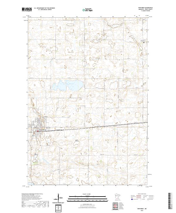 Winthrop 2022 topographic map thumbnail