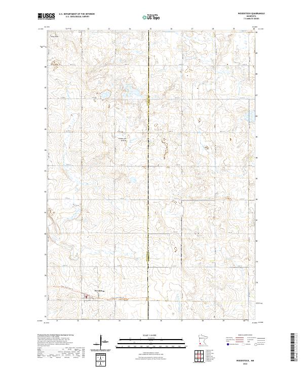 Woodstock 2022 topographic map thumbnail