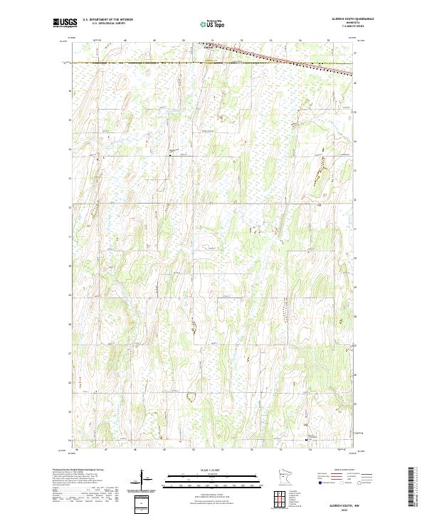 Aldrich South topographic map thumbnail