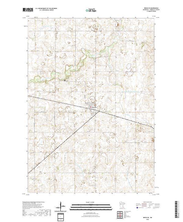 Bricelyn topographic map thumbnail