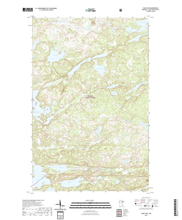 Chad Lake topographic map thumbnail