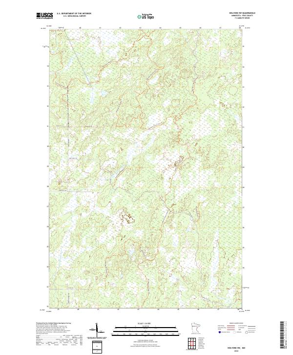 Holyoke SW topographic map thumbnail