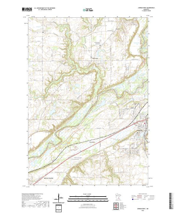 Jordan West topographic map thumbnail
