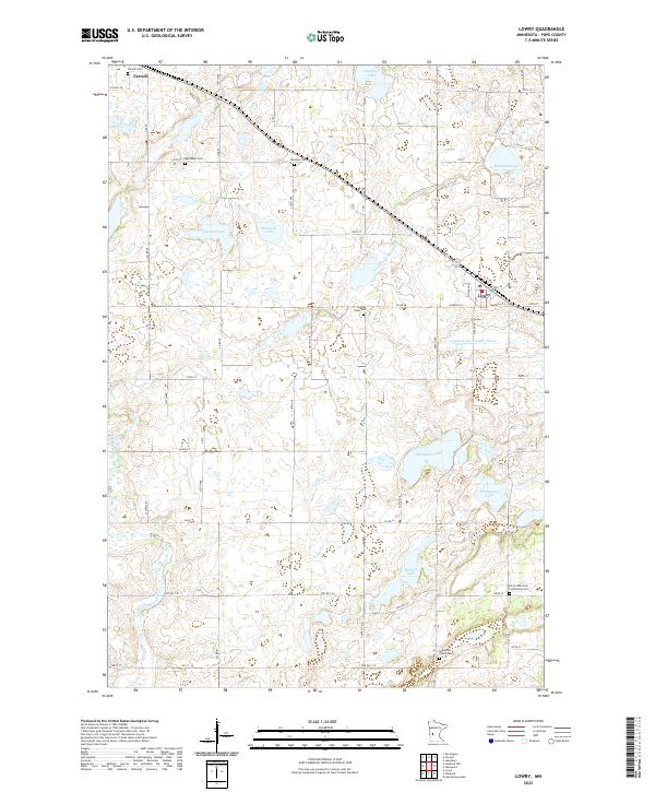 Lowry topographic map thumbnail
