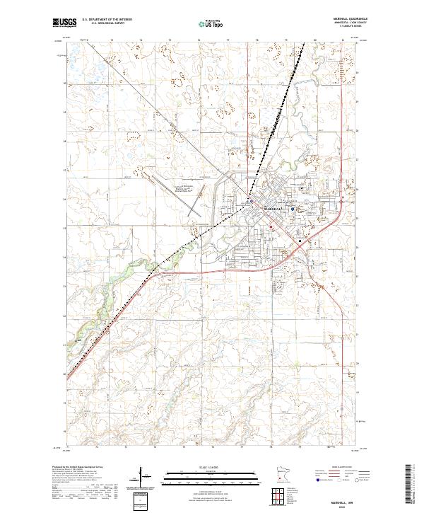 Marshall 2022 topographic map thumbnail