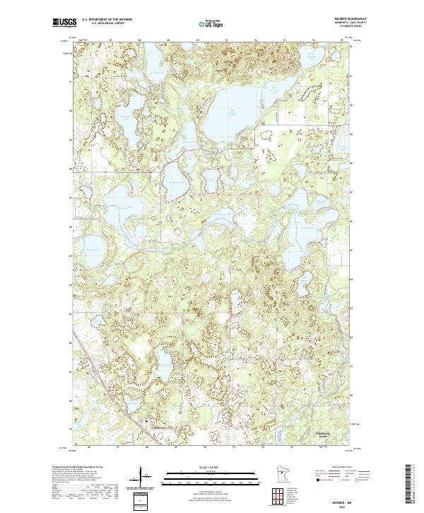 Mildred 2022 topographic map thumbnail