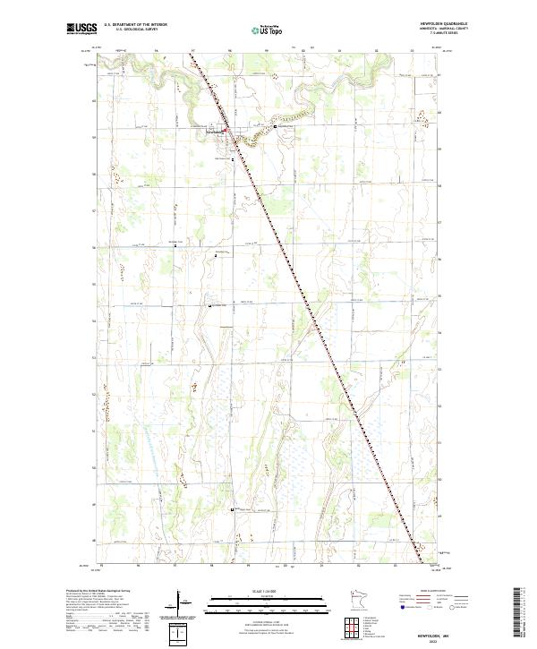 Newfolden 2022 topographic map thumbnail