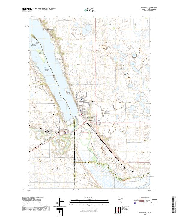 Ortonville 2022 topographic map thumbnail