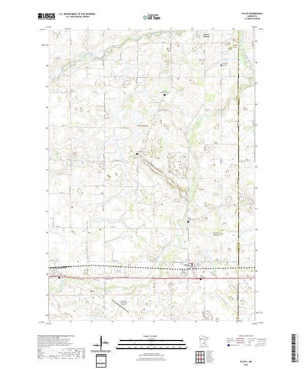 Plato topographic map thumbnail