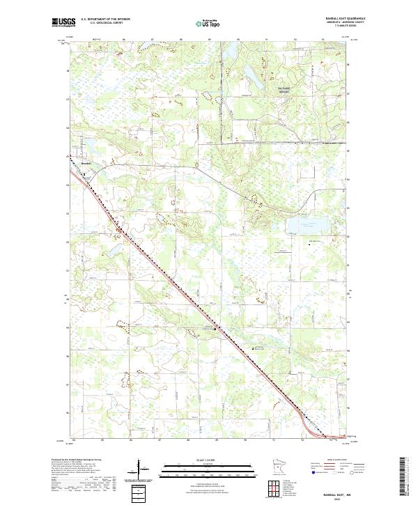 Randall East 2022 topographic map thumbnail