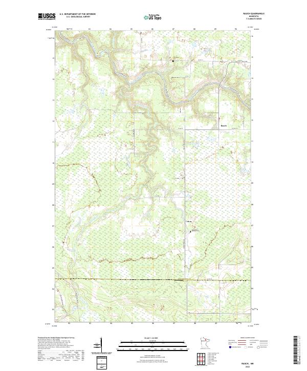 Rauch topographic map thumbnail