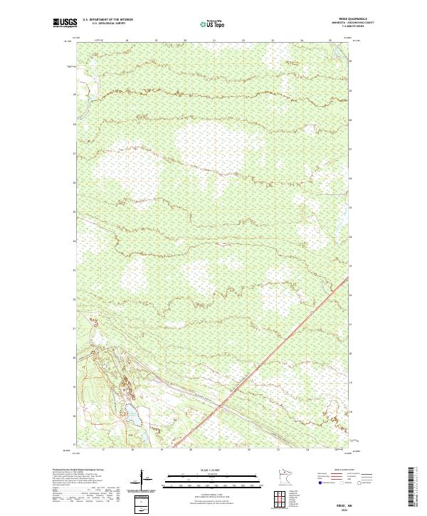 Ridge topographic map thumbnail