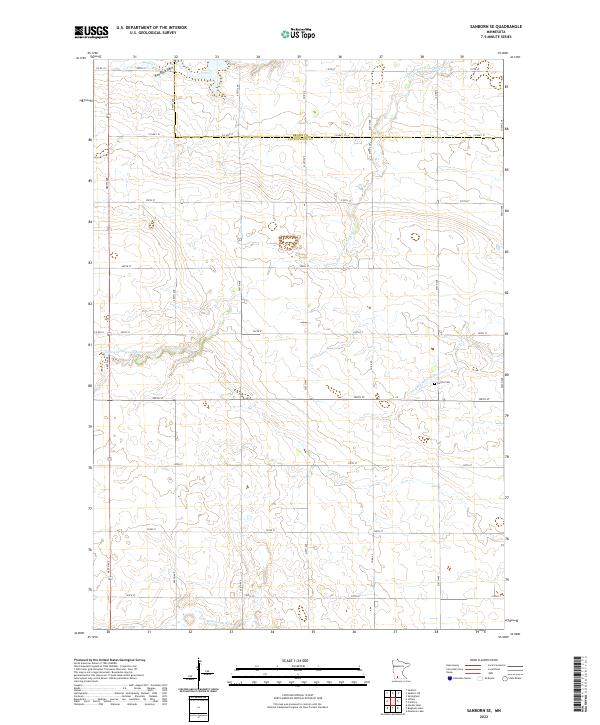 Sanborn SE 2022 topographic map thumbnail