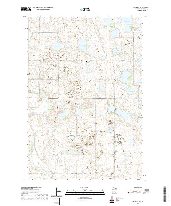 Starbuck NW 2022 topographic map thumbnail