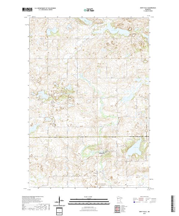 Swift Falls topographic map thumbnail