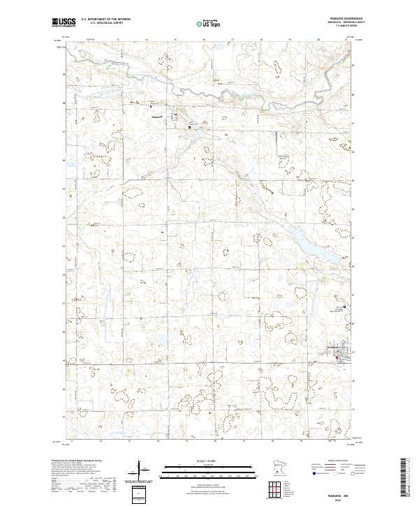 Wabasso 2022 topographic map thumbnail