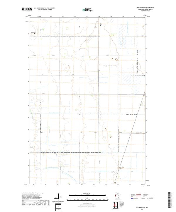 Wahpeton NE topographic map thumbnail