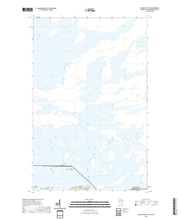 Island View OE N topographic map thumbnail