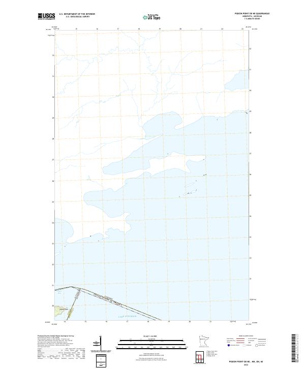 Pigeon Point OE NE topographic map thumbnail