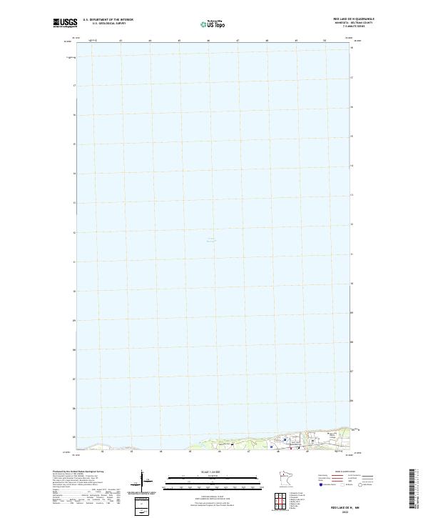 Red Lake OE N topographic map thumbnail