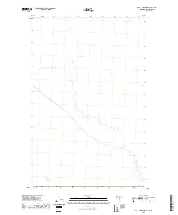 Skull Lake NE OE N topographic map thumbnail