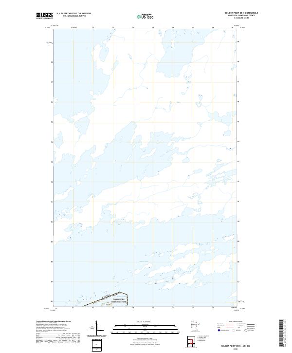 Soldier Point OE N topographic map thumbnail