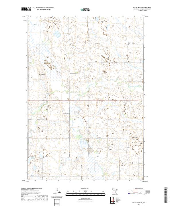 Mount Wickham 2022 topographic map thumbnail