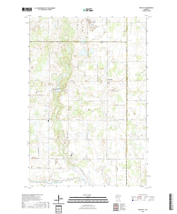 Rose City 2022 topographic map thumbnail