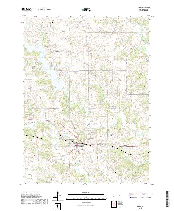 Afton topographic map thumbnail