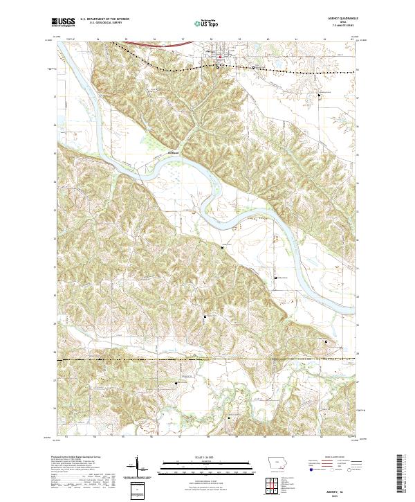 Agency topographic map thumbnail