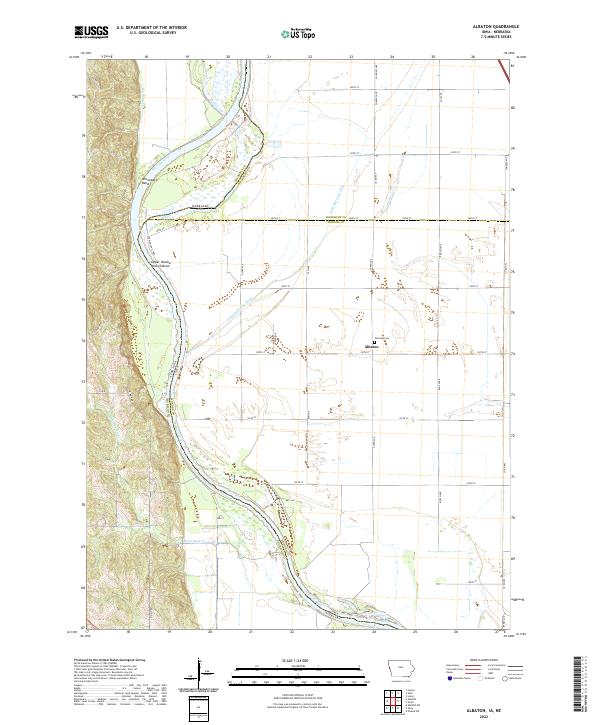Albaton topographic map thumbnail