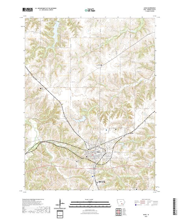Albia topographic map thumbnail