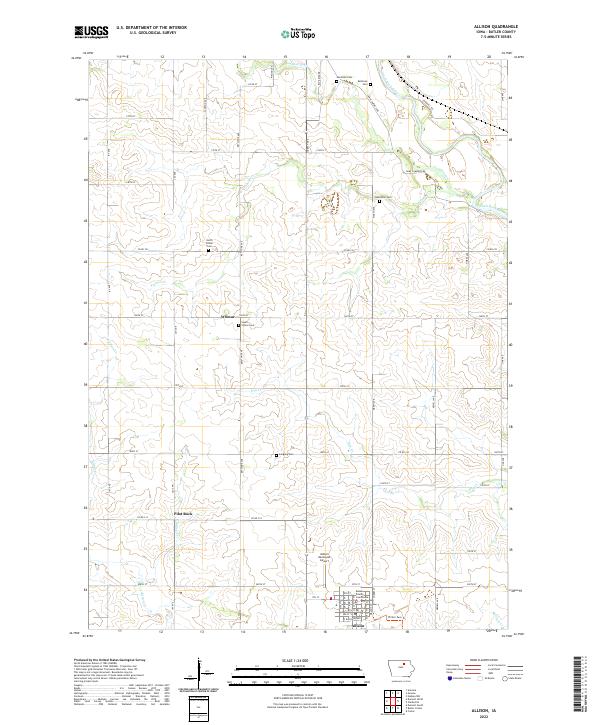 Allison topographic map thumbnail