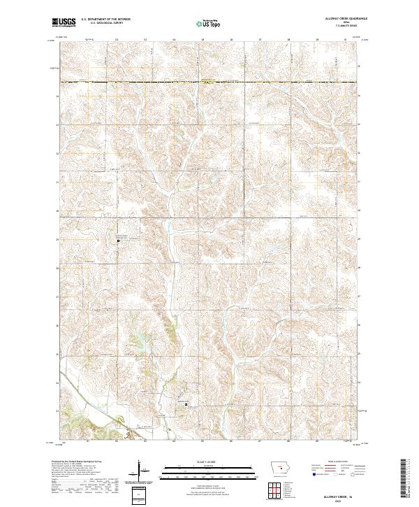 Alloway Creek topographic map thumbnail