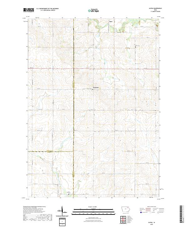 Alpha topographic map thumbnail