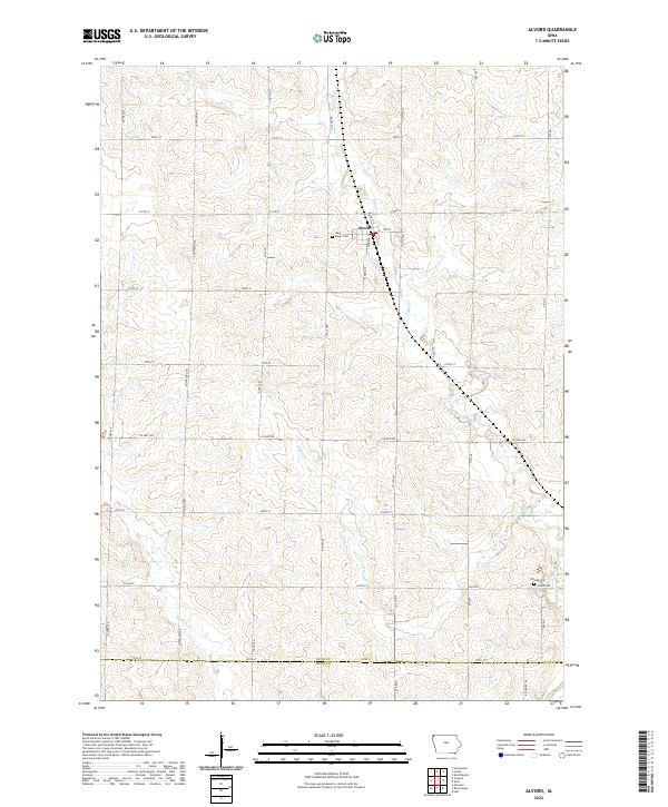 Alvord topographic map thumbnail
