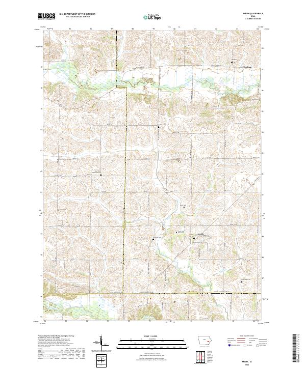 Amish topographic map thumbnail