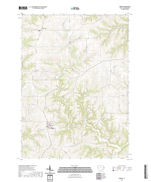 Andrew topographic map thumbnail