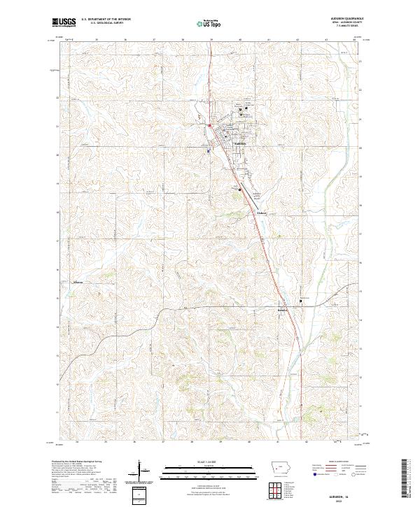 Audubon topographic map thumbnail