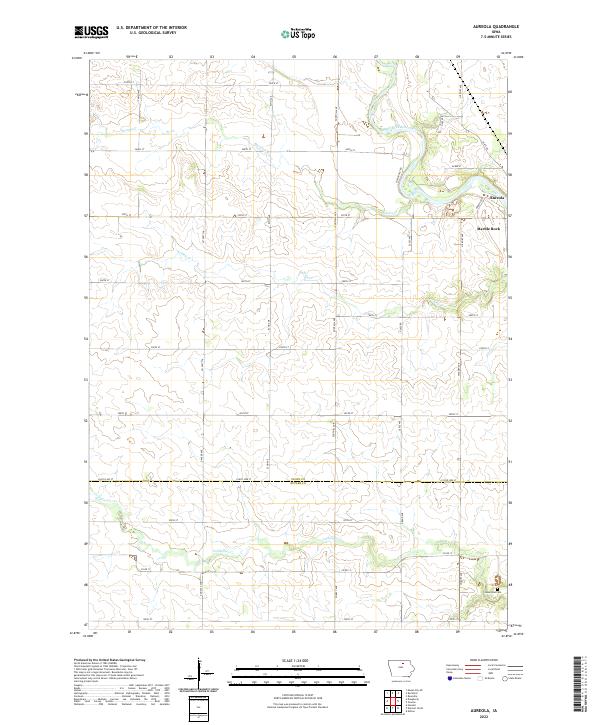 Aureola topographic map thumbnail
