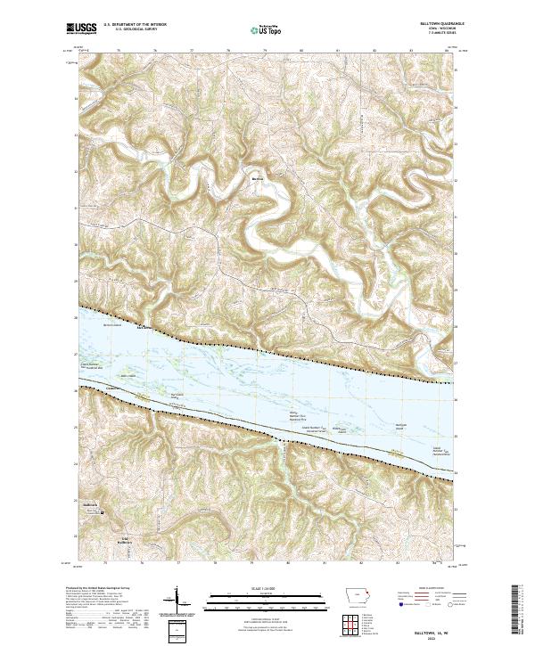 Balltown topographic map thumbnail