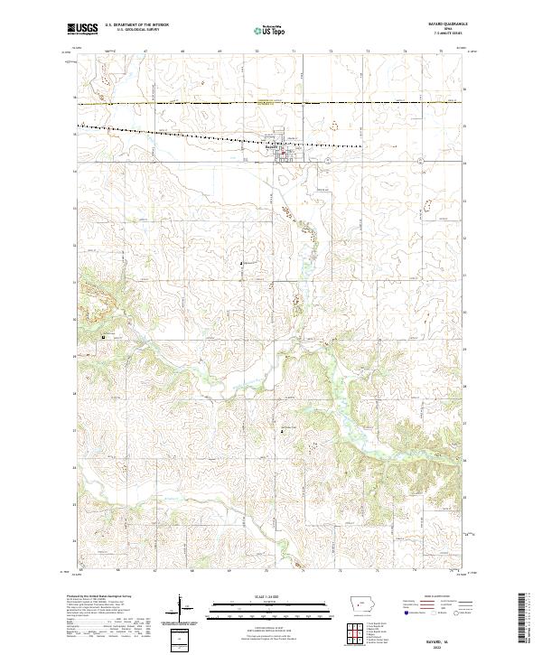 Bayard topographic map thumbnail