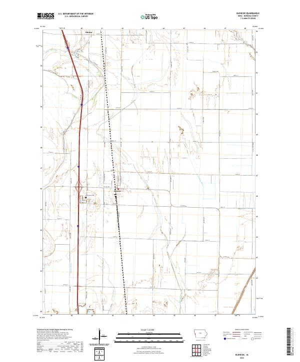 Blencoe topographic map thumbnail