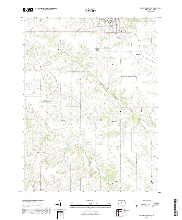 Bloomfield South topographic map thumbnail